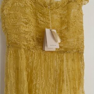 Doen Pamelina Dress in Daffodil Yellow NWT